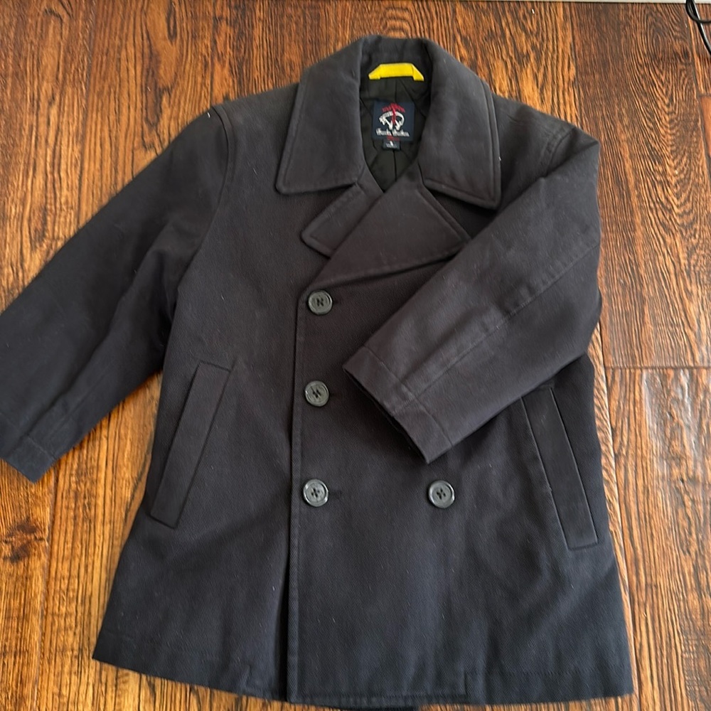 Brooks Brothers quilted pea coat